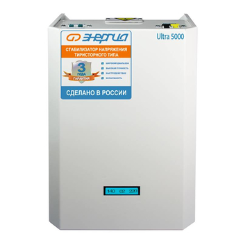 Однофазный стабилизатор напряжения Энергия Ultra 5000 - Стабилизаторы напряжения - Бытовые стабилизаторы напряжения для квартиры - Магазин стабилизаторов напряжения Ток-Про